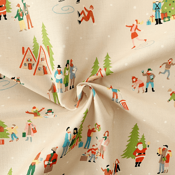 Tela de algodón de Navidad de Alexander Henry