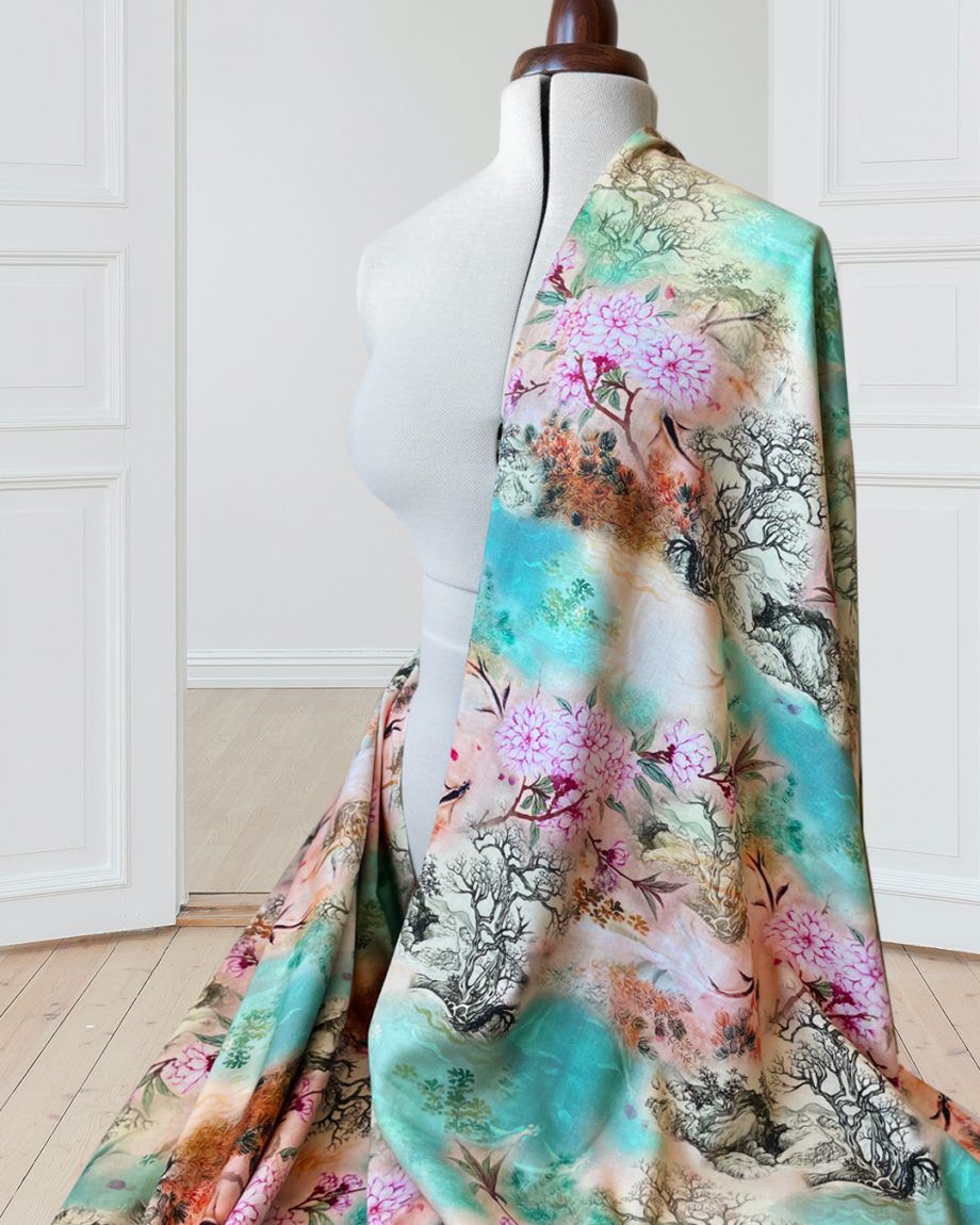 Tela de Lino & viscosa - Kimono